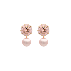 Lily and Rose - MISS SOFIA BUTTERFLY EARRINGS – VINTAGE ROSE OPAL