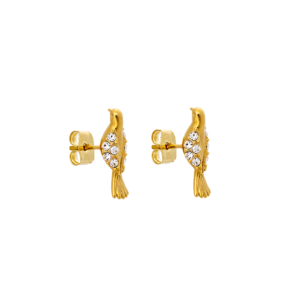 Lily and rose - EDEN EARRINGS – CRYSTAL (GOLD)