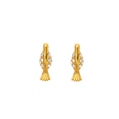 Lily and rose - EDEN EARRINGS – CRYSTAL (GOLD)