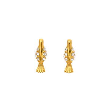Lily and rose - EDEN EARRINGS – CRYSTAL (GOLD)