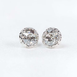 Lily and rose - MISS VICTORIA STUD EARRINGS – CRYSTAL (SILVER)