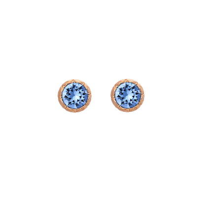 Lily and Rose - PETITE MISS VICTORIA EARRINGS – LIGHT SAPPHIRE