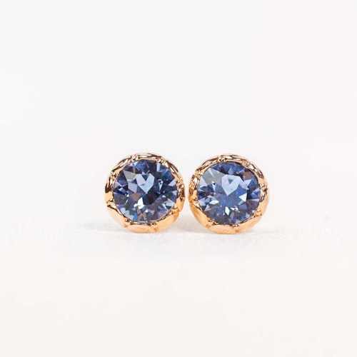 Lily and Rose - PETITE MISS VICTORIA EARRINGS – LIGHT SAPPHIRE