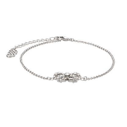 Lily and rose - PETITE ANTOINETTE BOW BRACELET – CRYSTAL (SILVER)