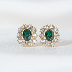 Lily and Rose - MISS ELIZABETH EARRINGS – EMERALD