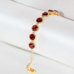 Lily and Rose - VICTORIA BRACELET – SCARLET RED