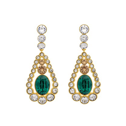 Lily and Rose - ELIZABETH EARRINGS – EMERALD