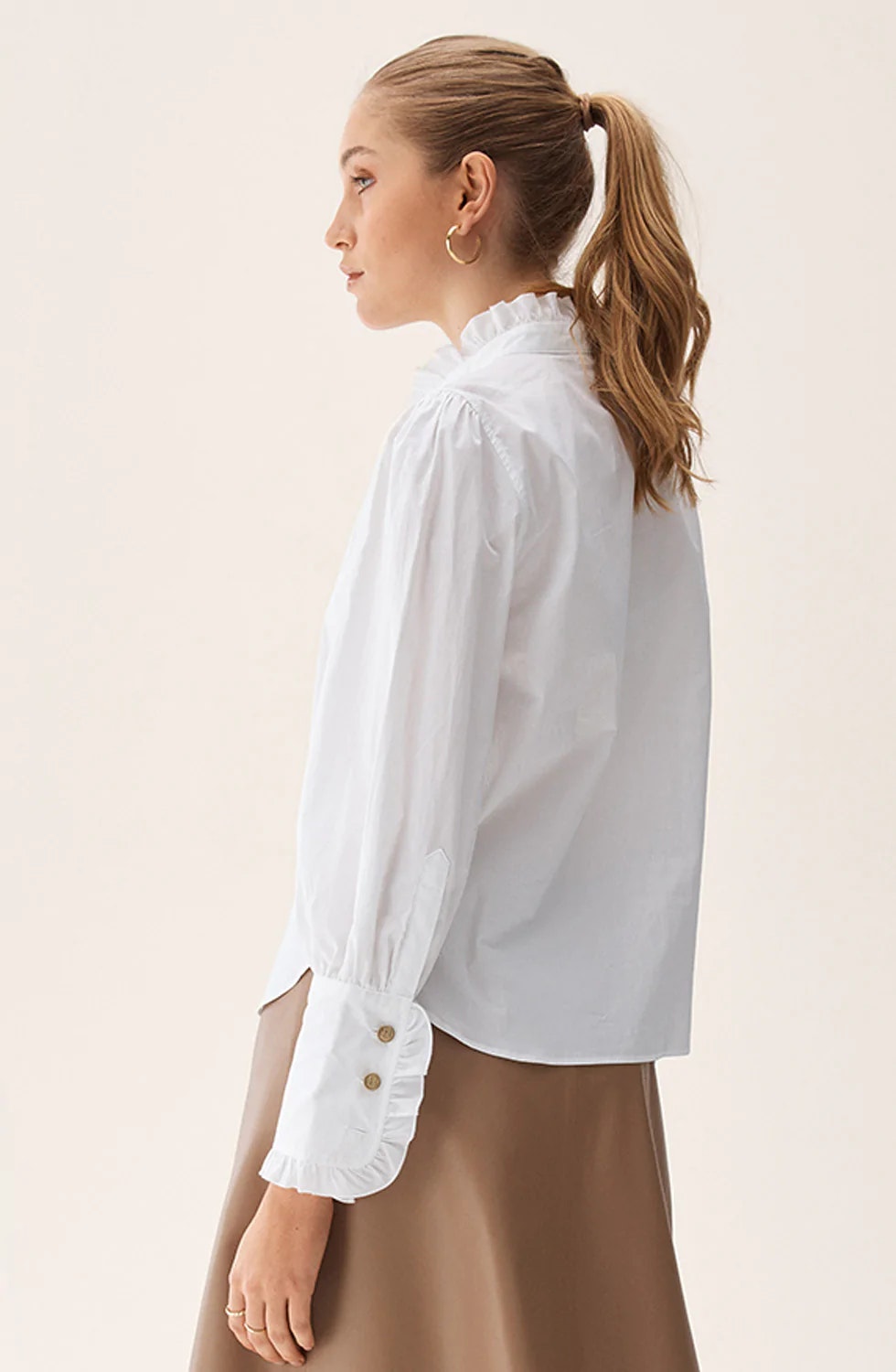 Busnel - MAIRA BLOUSE - White