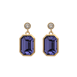Lily and Rose - DIANE EARRINGS – TANZANITE