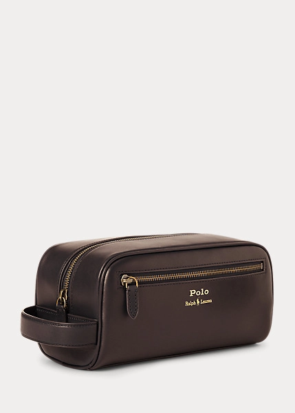 Polo Ralph Lauren - Leather Travel Case - Brown