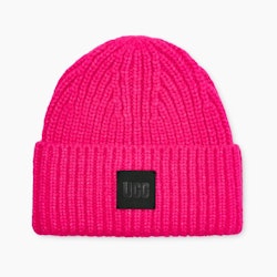 UGG - Chunky Rib Beanie - Neon Pink