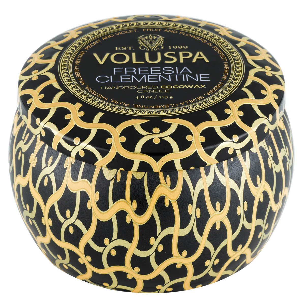 Voluspa - FREESIA CLEMENTINE - MINI TIN CANDLE