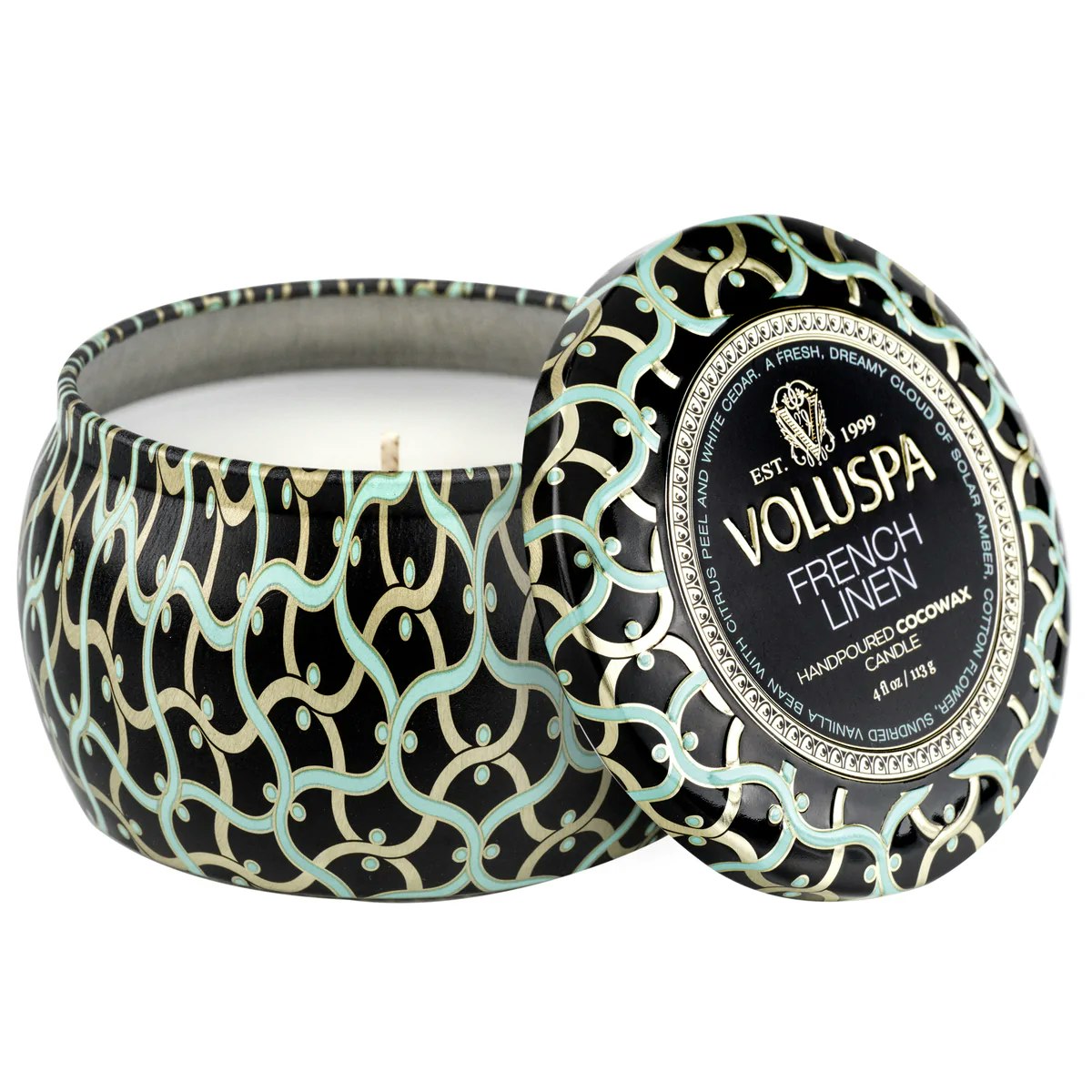 Voluspa - FRENCH LINEN - MINI TIN CANDLE