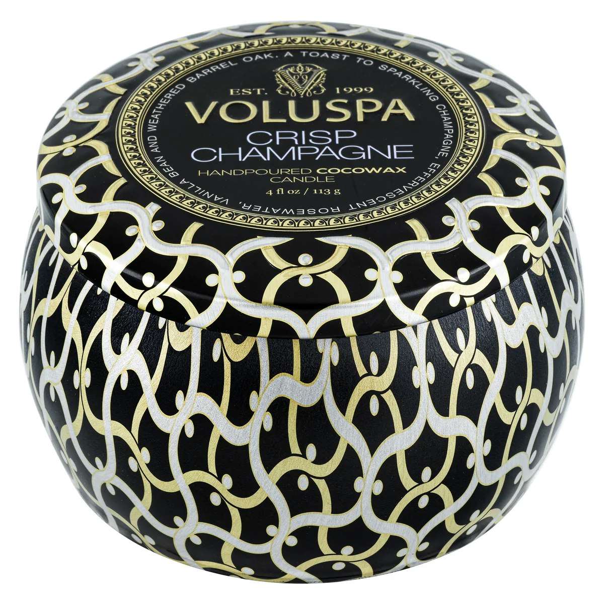 Voluspa - CRISP CHAMPAGNE - MINI TIN CANDLE