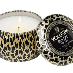 Voluspa - SUEDE NOIR - MINI TIN CANDLE