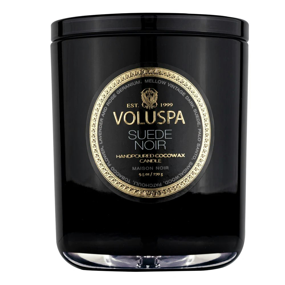 Voluspa - SUEDE NOIR - CLASSIC CANDLE