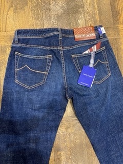 Jacob Cohën - Limited edition slimfit dark blue jeans