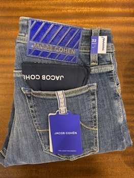 Jacob Cohën - Limited edition slimfit blue jeans