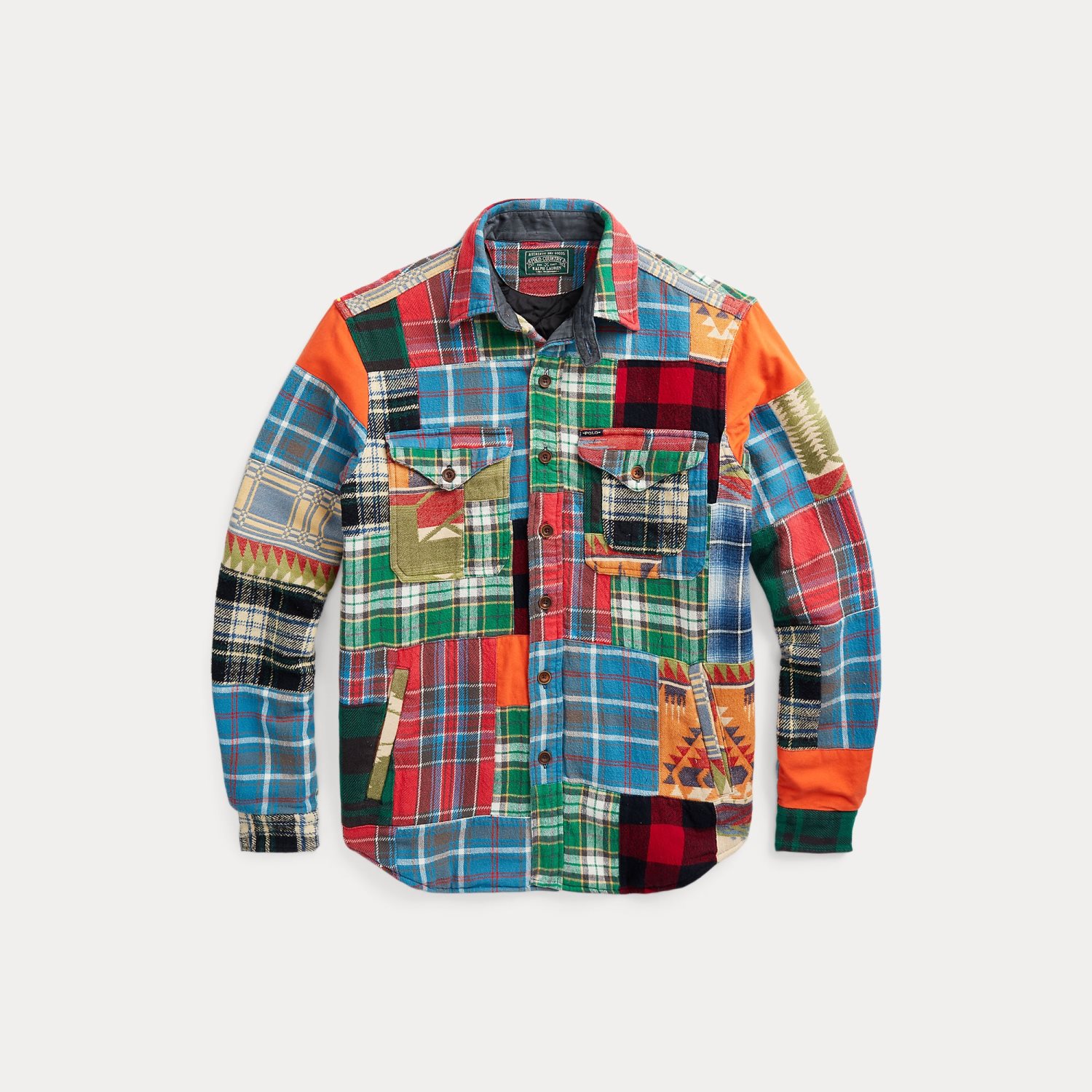 Ralph Lauren - Patchwork Twill Shirt Jacket