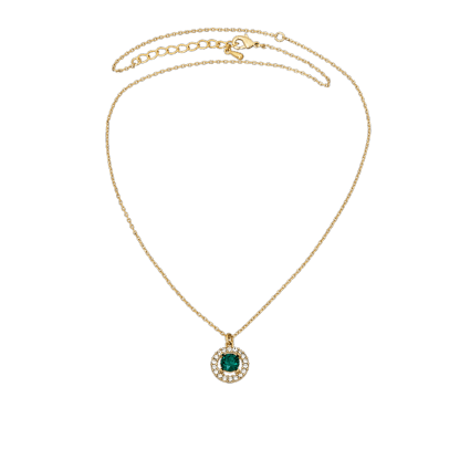 LILY AND ROSE - MISS MIRANDA NECKLACE – EMERALD (GOLD)