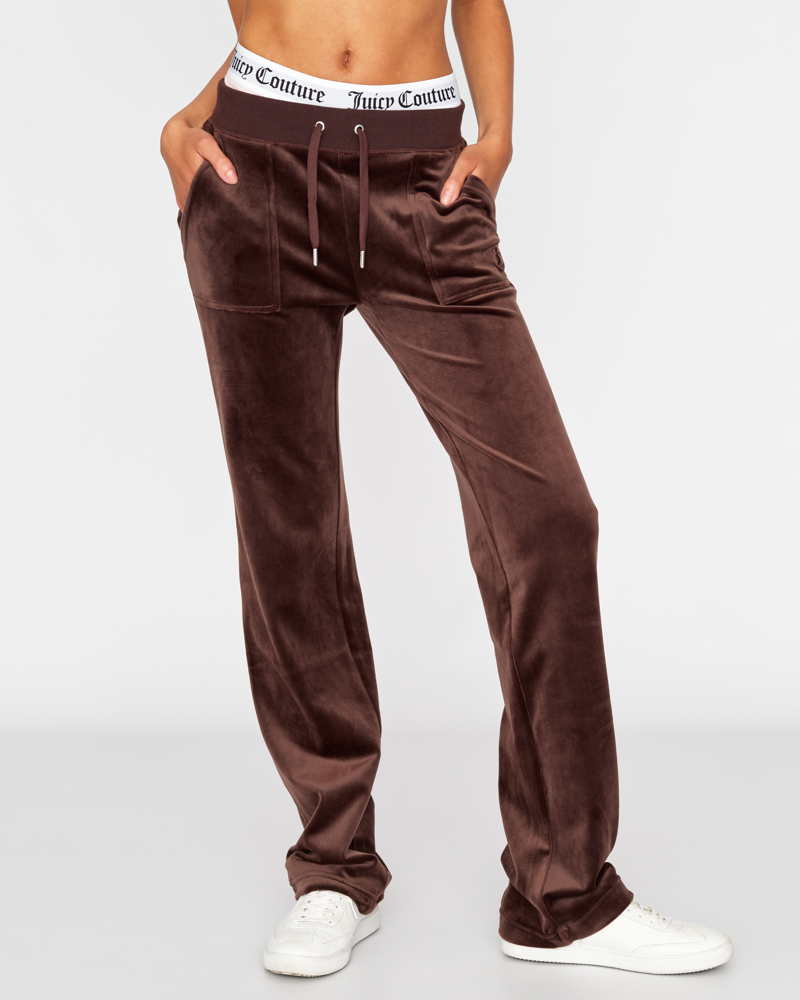 Juicy Couture - Classic Velour Del Ray Pant - Java