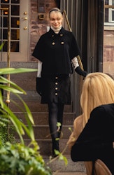 BUSNEL - GERTRUDE CAPE - Black