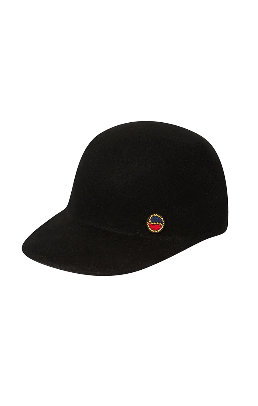 Busnel - TRISHIA FELTED CAP BLACK