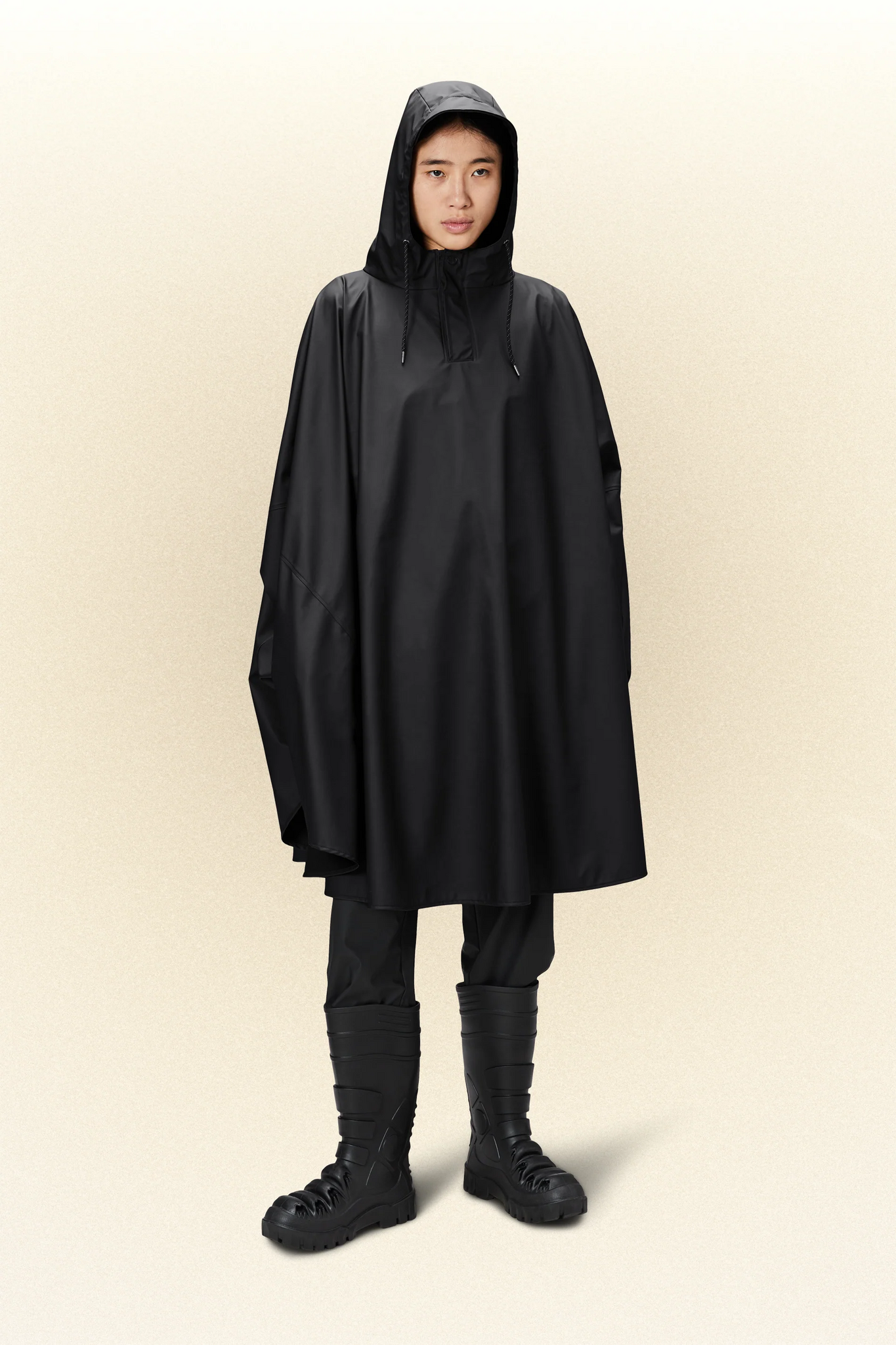 Rains - Regnponcho - Black grain