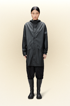 Rains - Long Jacket - Black