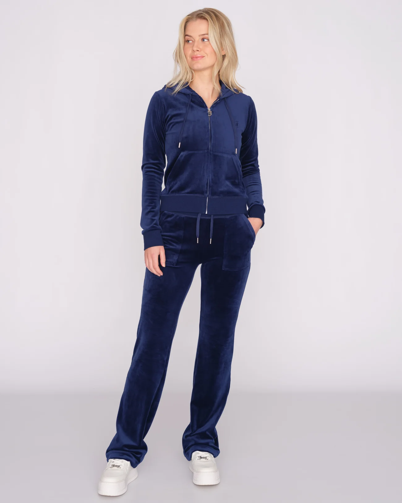 Juicy Couture - Classic Velour Del Ray Pant Blue Depths