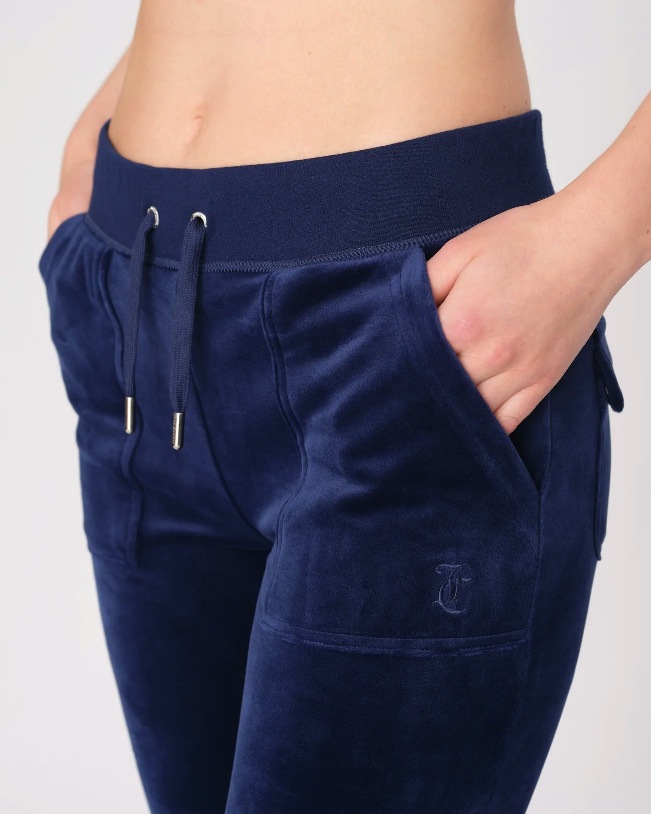 Juicy Couture - Classic Velour Del Ray Pant Blue Depths