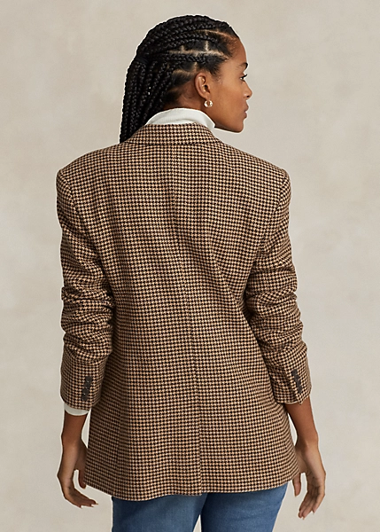 Polo Ralph Lauren - Houndstooth Tweed Wool-Blend Blazer