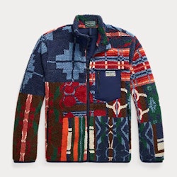 Polo Ralph Lauren - Patchwork-Print Pile Fleece Jacket