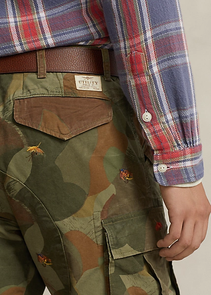 Ralph Lauren - Slim Fit Embroidered Camo Cargo Trouser