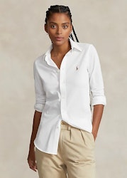 Polo Ralph Lauren - Slim Fit Knit Cotton Oxford Shirt - White