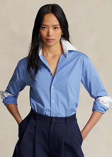 Polo Ralph Lauren - Relaxed-Fit Cotton Shirt - Chopin Blue