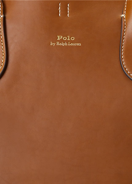 Polo Ralph Lauren - Reversible Leather Medium Bellport Tote - Cuoio