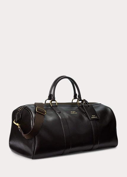 Polo Ralph Lauren - Smooth Leather Duffel - Black