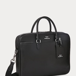 Polo Ralph Lauren - Leather Briefcase Bag - Black