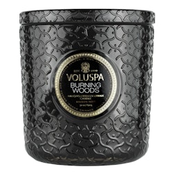 Voluspa - Burning woods Luxe Jar Candle