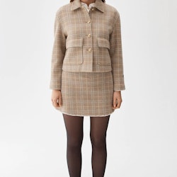 Busnel - BECKY JACKET TOFFEE CHECK