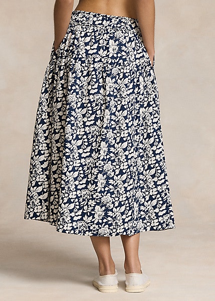 Polo Ralph Lauren - Floral Poplin A-Line Skirt