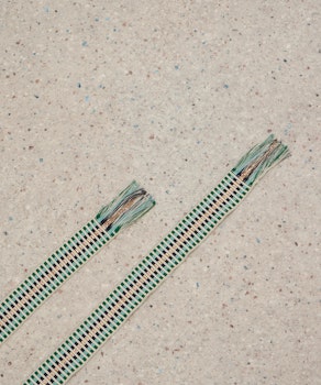 Hartford - Multicolor woven belt - Alona - Green & gold