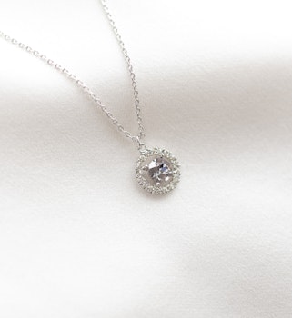 Lily and Rose - MISS MIRANDA NECKLACE – SMOKEY MAUVE (SILVER)
