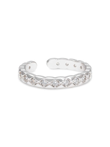 Ylva Li - MADEMOISELLE RING – CRYSTAL (SILVER)