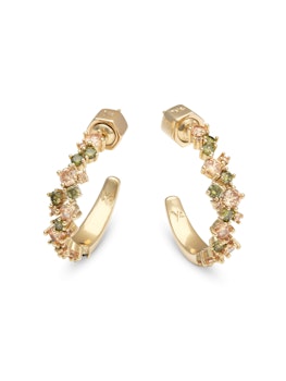 Ylva Li - MEADOW AVANTGARDE EARRINGS – PERIDOT
