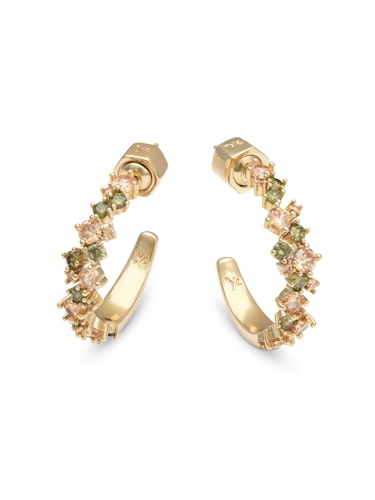 Ylva Li - MEADOW AVANTGARDE EARRINGS – PERIDOT