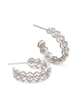 Ylva Li - NOVA EARRINGS – CRYSTAL (SILVER)