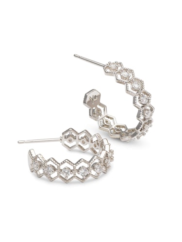 Ylva Li - NOVA EARRINGS – CRYSTAL (SILVER)