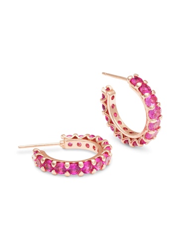 Ylva Li - JULIEN EARRINGS – PINK RUBY